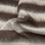 FA-1121 - Ριγέ Mohair Παλτό 