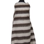 FA-1121 - Ριγέ Mohair Παλτό 