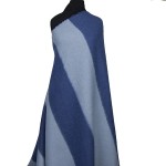 FA-1122 - Ριγέ Mohair Παλτό 