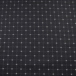 FA-1540 - Βαμβακερή Ποπλίνα Καρό Κεντημένη