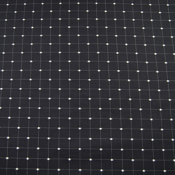 FA-1540 - Βαμβακερή Ποπλίνα Καρό Κεντημένη