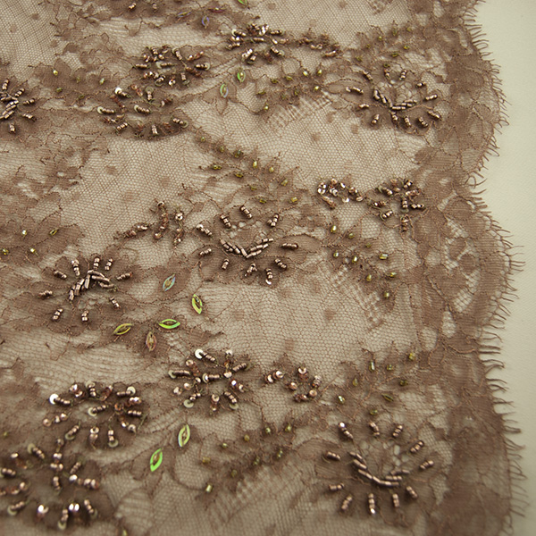 LA-1006 - Δαντέλα Κεντημένη με Παγιέτα και Χάντρες