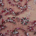 LA-1007 - Δαντέλα Κεντημένη με Μπορντούρα 