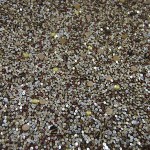 LA-1008 - Τούλι Κεντημένο με Παγιέτα και Χάντρες με Μπορντούρα