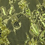 LA-1010 - Δαντέλα Κεντημένη με Παγιέτα και Χάντρες