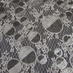 LA-1011A - Δαντέλα Κεντημένη με Παγιέτα 