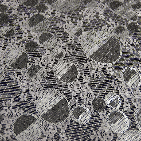 LA-1011A - Δαντέλα Κεντημένη με Παγιέτα 