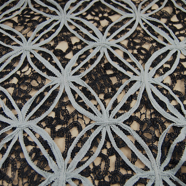 LA-1016 - Δαντέλα Κεντημένη Μακραμέ