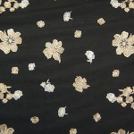 LA-1032C - Κεντημένο Τούλι Φλοράλ