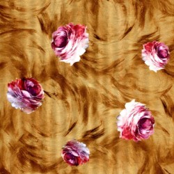 PR-1012 - Φλοράλ Μεταξωτό Εμπριμέ