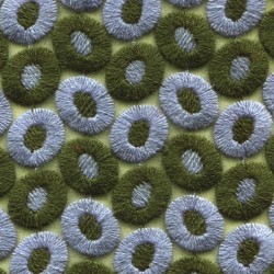 RI-1004 - Κέντημα Μάλλινο σε Οργάντζα