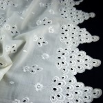 RI-1006 - Κέντημα Κοφτό σε Μαλλί Βουάλ