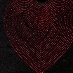 RI-1008 - Κέντημα Κόκκινες Καρδιές