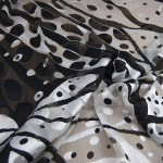 SF-1024 - Μουσελίνα Κεντημένη Ντεβορέ