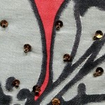 SF-1025B - Μουσελίνα Κεντημένη Ντεβορέ