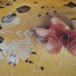 SF-1028A - Μουσελίνα Κεντημένη με Μεταλλική Κλωστή 