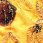 SF-1028A - Μουσελίνα Κεντημένη με Μεταλλική Κλωστή 