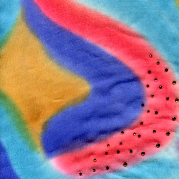 SF-1029A - Μουσελίνα Μπατίκ Κεντημένη