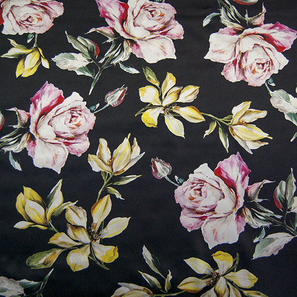 SF-1053 - Σατέν Μεταξωτό Εμπριμέ 