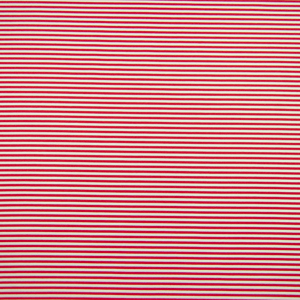 ST-1020B - Ριγέ Βισκόζ Ασπρο-Κόκκινο