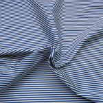 ST-1020C - Ριγέ Βισκόζ Ασπρο-Μπλέ