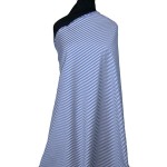 ST-1020C - Ριγέ Βισκόζ Ασπρο-Μπλέ