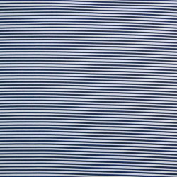 ST-1020D - Ριγέ Βισκόζ Ασπρο-Μπλέ Σκούρο