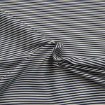 ST-1020D - Ριγέ Βισκόζ Ασπρο-Μπλέ Σκούρο