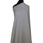 ST-1020D - Ριγέ Βισκόζ Ασπρο-Μπλέ Σκούρο