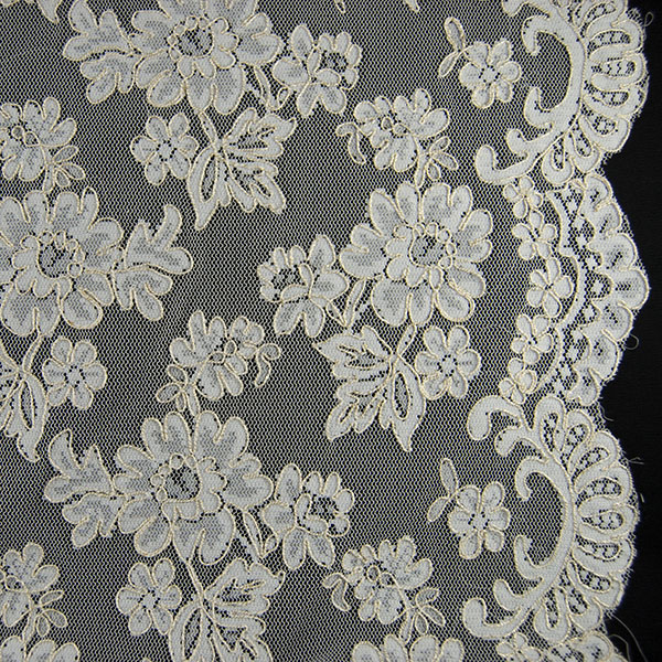 BRD-1007 - Δαντέλα με Χρυσό Κέντημα