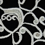 BRD-1019 - Μακραμέ Κεντημένο με Παγιέτα 