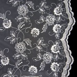 BRD-1021 - Τούλι Κεντημένο  