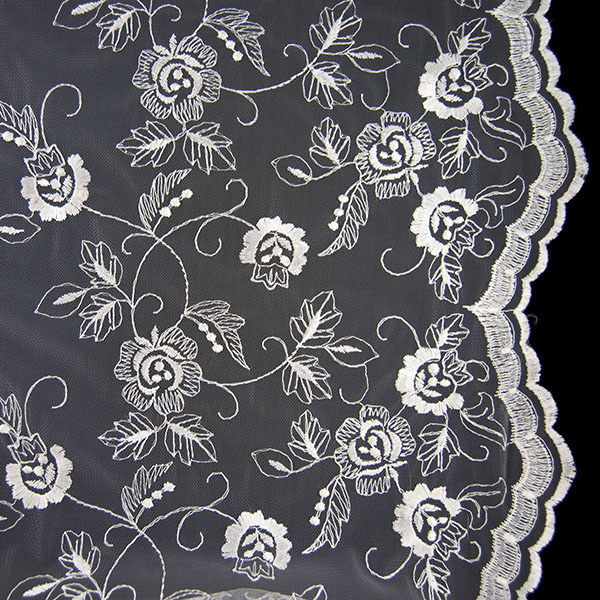 BRD-1021 - Τούλι Κεντημένο  