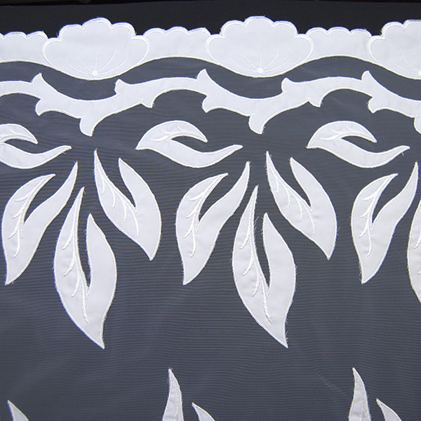 BRD-1030 - Τούλι Κεντημένο - Μπορντούρα 