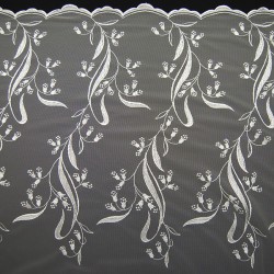 BRD-1033 - Τούλι Κεντημένο - Μπορντούρα 