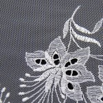 BRD-1039 - Τούλι Κεντημένο - Μπορντούρα 