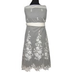 BRD-1039 - Τούλι Κεντημένο - Μπορντούρα 