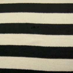 FA-1131 - Ριγέ Μάλλινο Παλτό