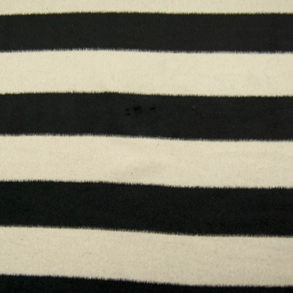 FA-1131 - Ριγέ Μάλλινο Παλτό