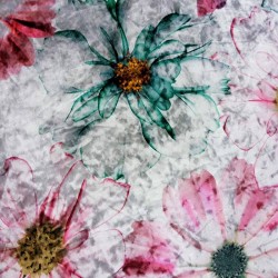 FA-1138 - Σιφόν Βελούδο Φλοράλ