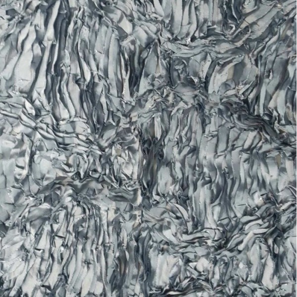 FA-1142 - Τούλι Κεντημένο Φρουαζέ Γκρί