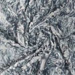 FA-1142 - Τούλι Κεντημένο Φρουαζέ Γκρί