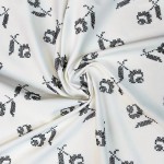 FA-1563 - Λευκή Καμπαρντίνα Κεντημένη 