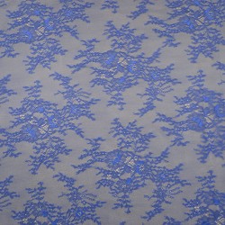 LA-1050 - Ιταλική Δαντέλα Σαντιγύ Μπλε