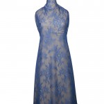 LA-1050 - Ιταλική Δαντέλα Σαντιγύ Μπλε