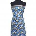 LA-1058B - Τούλι Κεντημένο Φλοράλ 