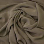 PL-2014 - Κρεπ Σατέν Γκρι-Μπεζ