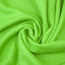 PL-2025 - Πράσινο "Παπαγαλί" Παλτό Μαλλί Μοχέρ 