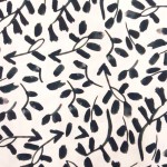 PR-1545 - Βαμβακερό Εμπριμέ Ασπρόμαυρο