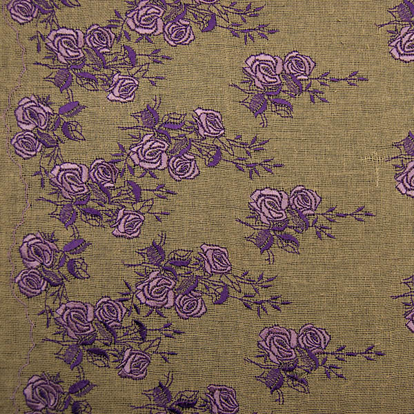 RI-1035B - Φλοράλ Κέντημα σε Βαμβάκι/Λινό 